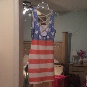 Super cute American flag dress